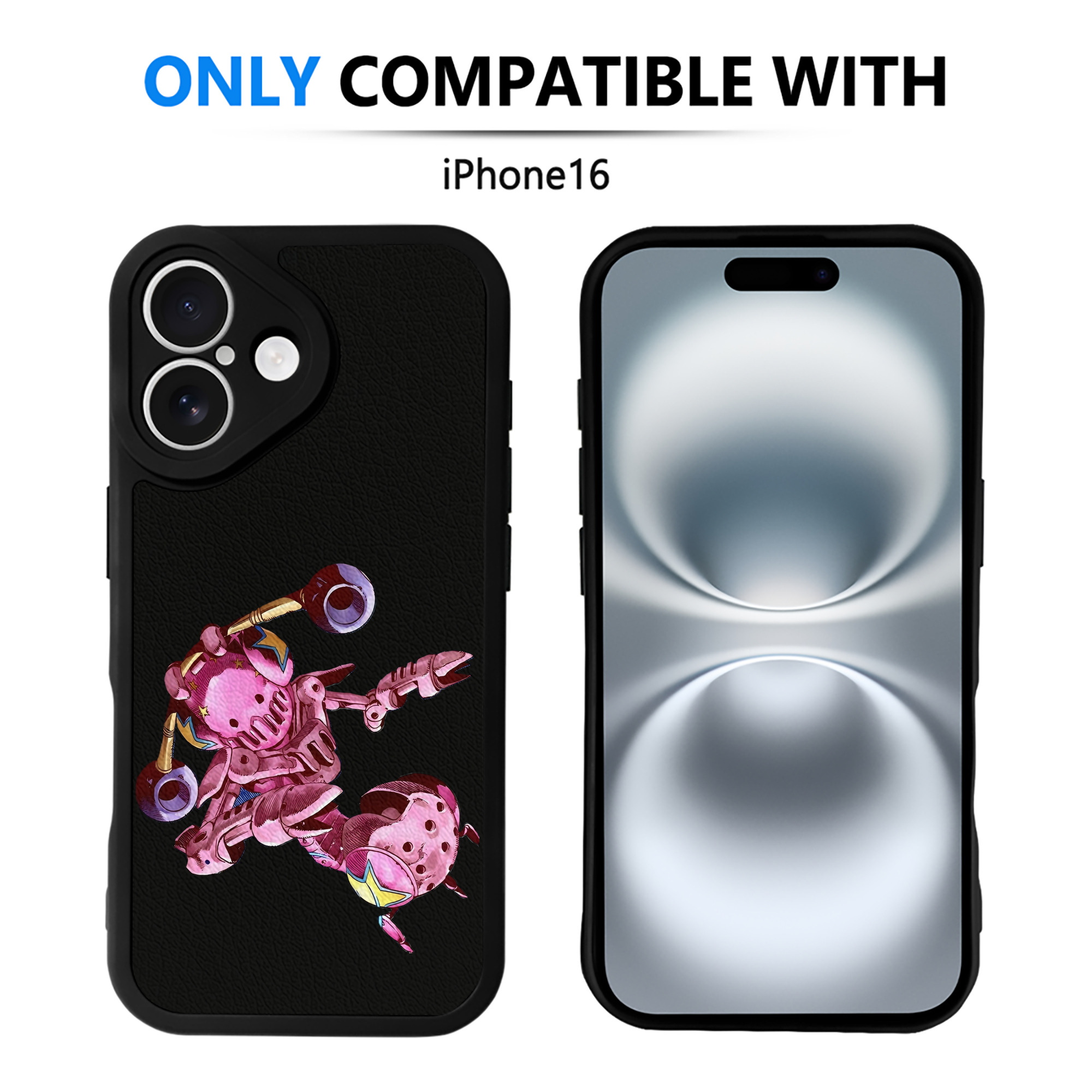（画像用） ジョジョの奇妙な冒険 ジョナサン?ジョースター JoJo's Bizarre Adventure Jonathan Joestar 【iPhone 16シリーズ対応】シリコンスマホケース（レザー調） 材質：シリコン